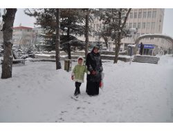Yozgat’ta Kar Yağışı Etkisini Sürdürüyor