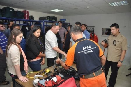 Amerikalı heyetten Bursa AFAD’a ziyaret
