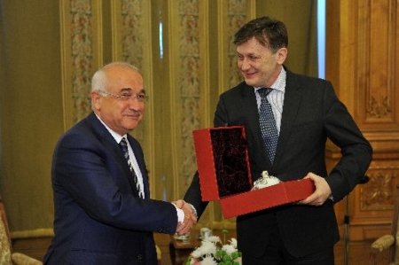 Cemil Çiçek, Romanya Senato Başkanı Crin Antonescu ile görüştü