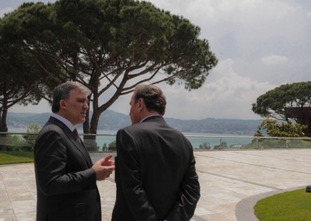 Cumhurbaşkanı Gül, Gerhard Schroeder'i Kabul Etti