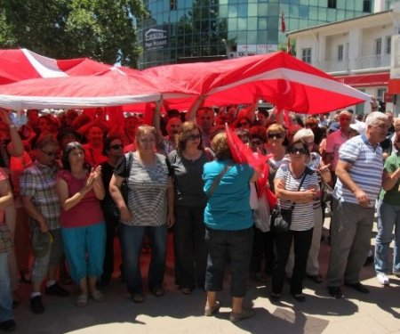 Edremit'te Gezi Parkı eylemi
