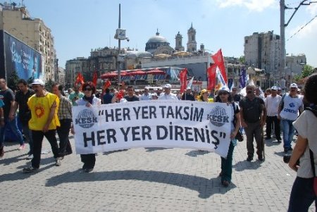 KESK üyesi 2 bin kişi Gezi Parkı’na yürüdü