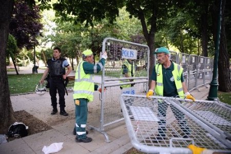 Park protestosunda CHP'lilerin de bulunduğu gruba müdahale