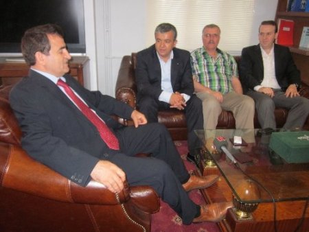 ÜTB yönetimi, Kaymakam Demir'i ziyaret etti