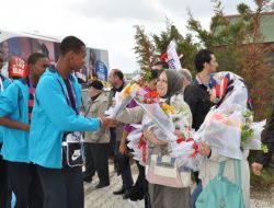 Türkçenin Çocukları Afyonkarahisar’da Coşkuyla Karşılandı