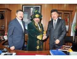 Başkan Demirel Kazakistan Karagandı Caz Orkestrası’nı Etimesgutta Ağırladı