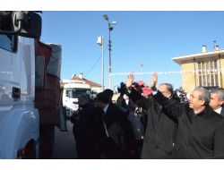 Eker Suriyeler İçin Üretilen Unları Gaziantepten Uğurladı