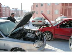 Eksi 20leri Bulan Soğuk Havada Araçların Aküleri Dondu