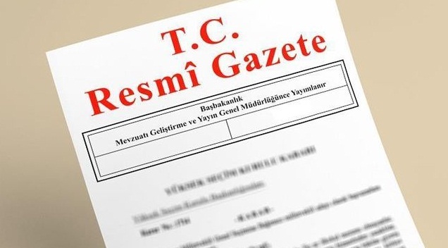 Tebliğler Resmi Gazetede..