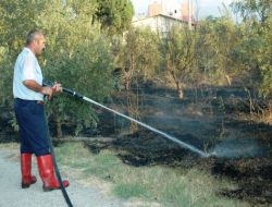 Devlet Bahçelinin Bahçesi Yandı