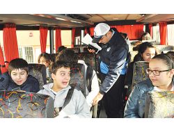 Büyükşehir Zabıtadan Servis Araçlarına Sıkı Denetim