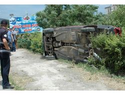 Otomobil Çocuk Parkına Devrildi: 4 Yaralı