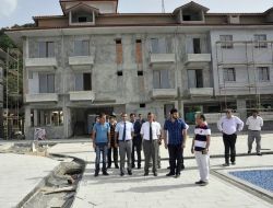 Kastamonu Valisi, Abanadaki Otel İnşaatını İnceledi