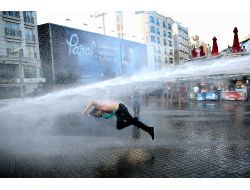 Taksim Gezi Parkında gerginlik