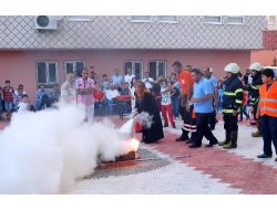 Site Sakinleri Doğalgaz Kaçakları Ve Yangına Karşı Tatbikat Yaptı