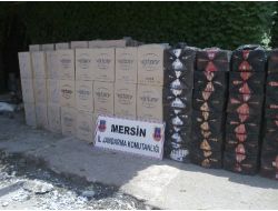 Mersinde Kaçak Sigara Operasyonu