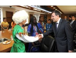 Kalkınma Bakanı Yılmaz, Türkçe Misafirlerini Ağırladı
