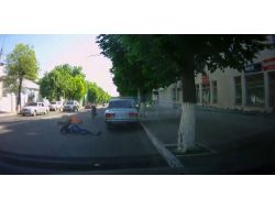 Rusya’da Feci Motor Kazası Kamerada