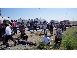 Kadın İşçileri Taşıyan Minibüs Takla Attı: 20 Yaralı