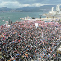 İzmir Başbakanı böyle karşıladı!