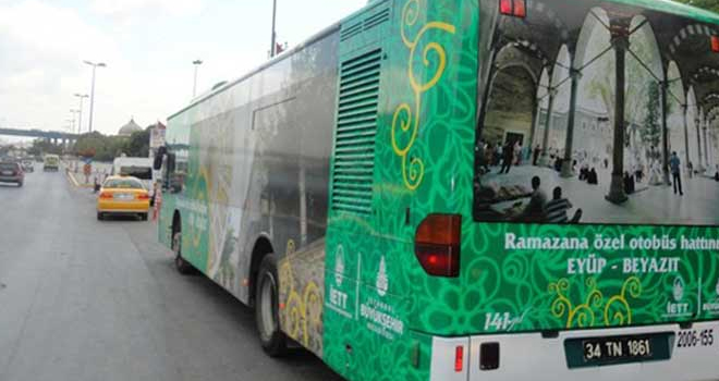Otobüs kullananlara Ramazan müjdesi