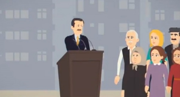 Başbakanın hayatı animasyon film oldu