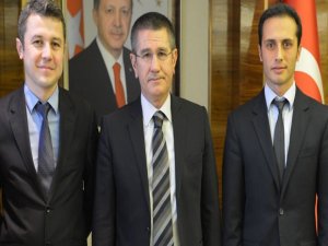 Bakan makamında ağırladı