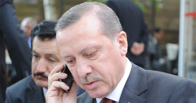 Erdoğandan geçmiş olsun telefonu