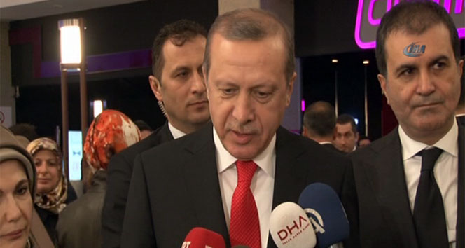Erdoğan, Son Mektup filmini izledi