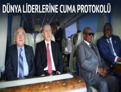 Çanakkalede liderlere Cuma protokolü