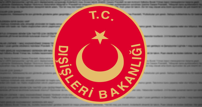 Dışişleri’nden terör saldırısına kınama