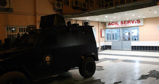 Mardinde polis aracına hain tuzak