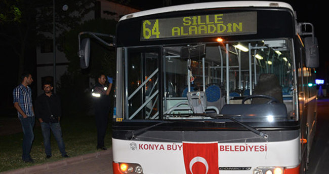 Belediye otobüsüne silahlı saldırı