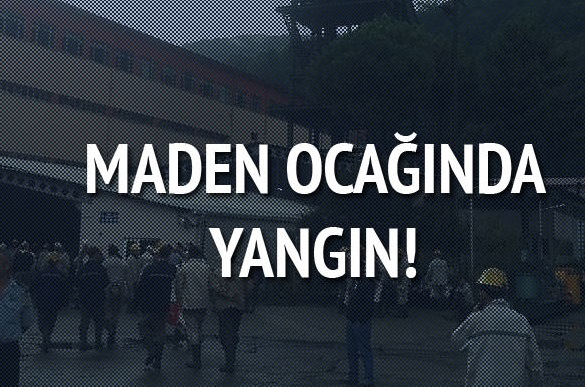 Maden ocağında yangın