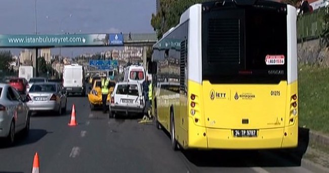 İstanbul’da zincirleme kaza