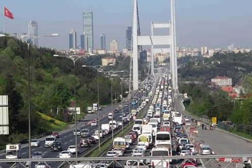 İstanbulda bu sabah trafik felç oldu