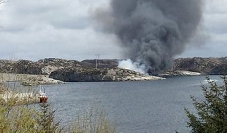 Norveçte helikopter kazası
