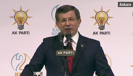 Davutoğlu veda konuşmasını yaptı