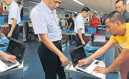 Havalimanlarında laptop araması