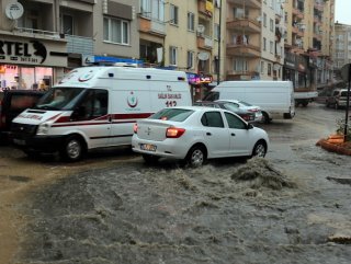 Tekirdağda şiddetli yağış