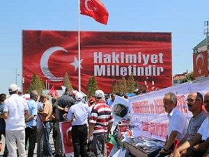 Taksim’de Demokrasi mitingi