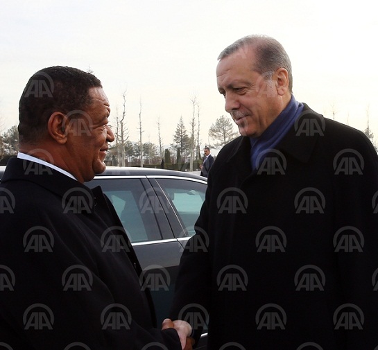 Etiyopya Cumhurbaşkanı Wirtu Ankarada..