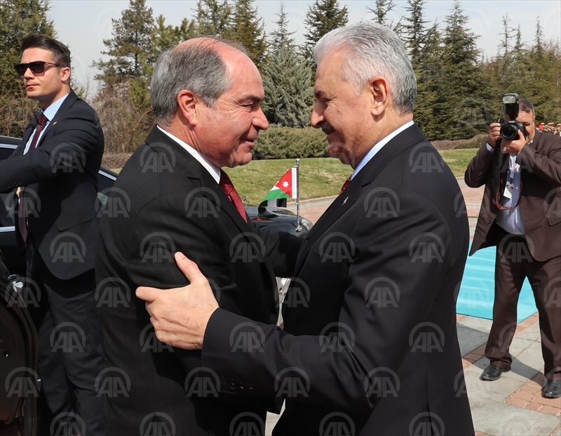Yıldırım, Ürdün Başbakanı Hani El-Mülki kabulü