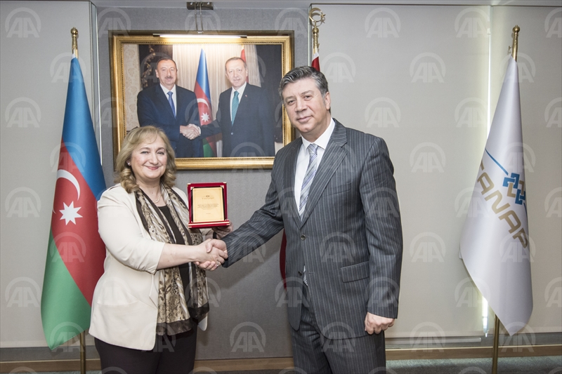 TANAP ve ODTÜ işbirliğine teşekkür plaketi