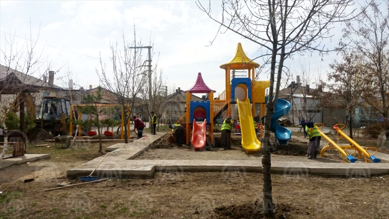 Seydişehire yeni çocuk oyun parkları yapıldı