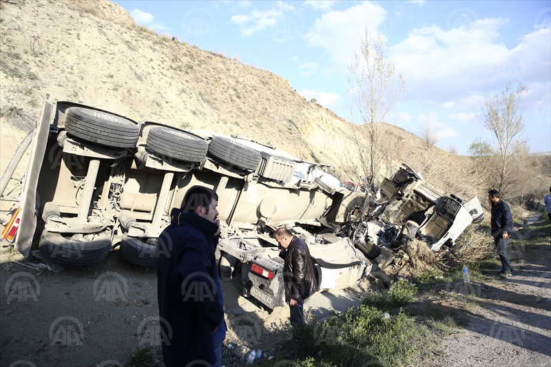 Başkentte trafik kazası