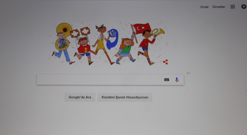 Google 23 Nisanı doodle ile kutladı