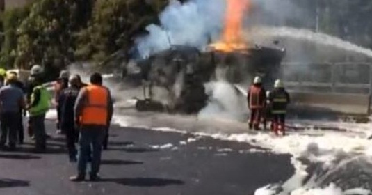 Ankara Adliyesi önünde doğalgaz patlaması