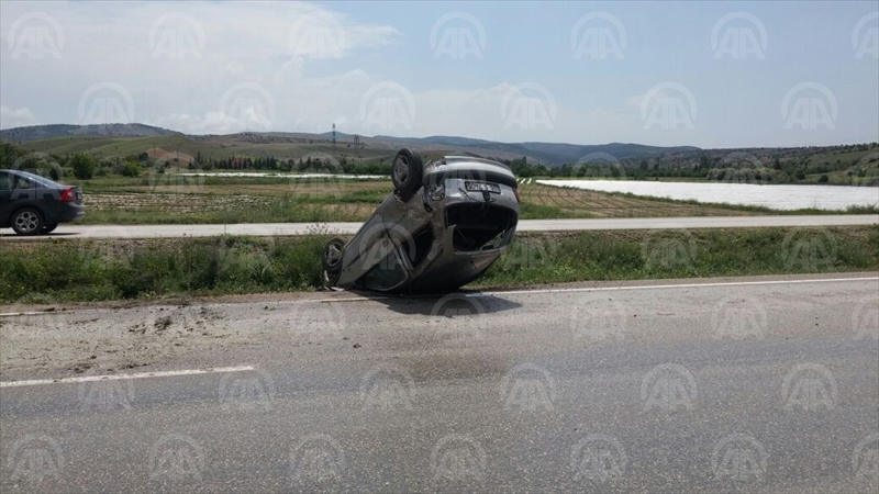 Ankarada trafik kazası: 1 yaralı
