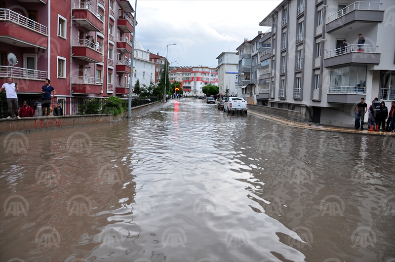 Çankırıda sağanak